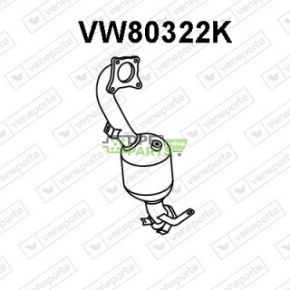 Katalizator AUDI / SEAT / SKODA / VOLKSWAGEN - 1K0254200HX 1K0254200QX 1K0254201HX