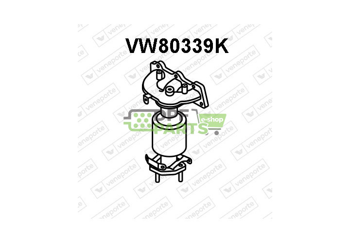 Katalizator SEAT / SKODA / VOLKSWAGEN - 03E253020MX 03E253020QX 