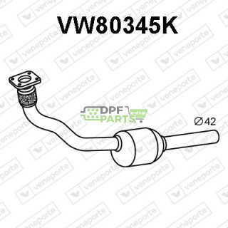Katalizator SEAT / VOLKSWAGEN - 6K0253058BX  