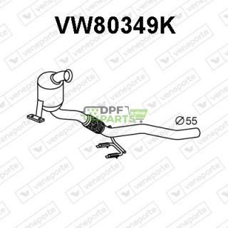 Katalizator AUDI / SEAT / SKODA / VOLKSWAGEN - 1K0254511FX  