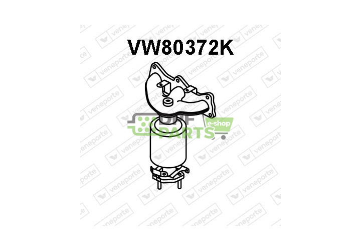 Katalizator SKODA / VOLKSWAGEN - 03D253020FX 03D253052X 