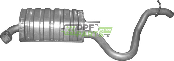 Koncový tlumič výfuku Hyundai i30 1.6 CRDi Turbo Diesel, Polmo 10.78 A, OE 28700-2L510