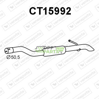 Tłumik CITROËN / PEUGEOT - 1614344280  