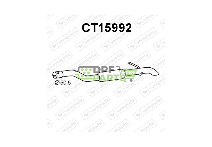 Tłumik CITROËN / PEUGEOT - 1614344280  