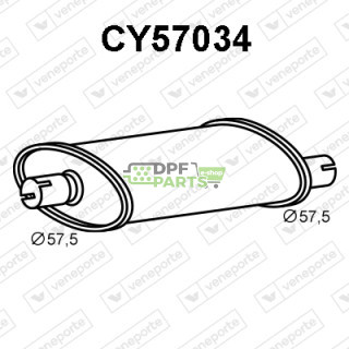 Tłumik JEEP - 8983505132 E0022502 