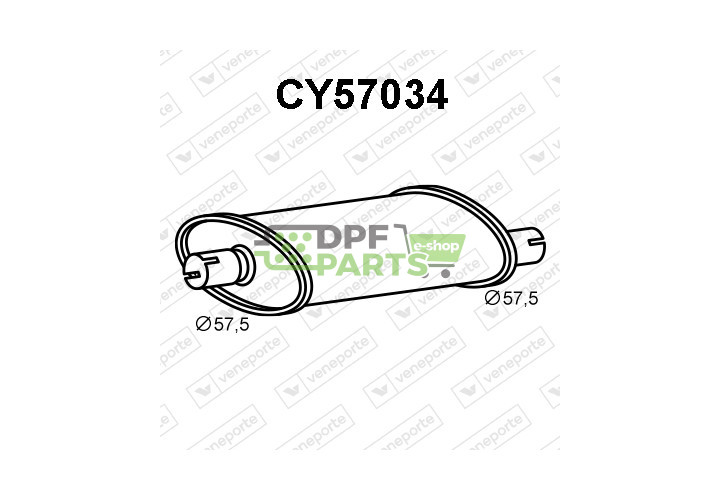 Tłumik JEEP - 8983505132 E0022502 