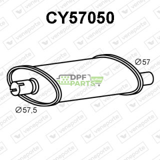 Tłumik JEEP - 52017690 52018163 52021030