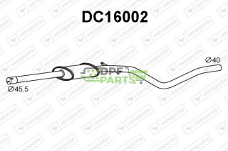 Tłumik DACIA / RENAULT - 6001547674 6001547675 
