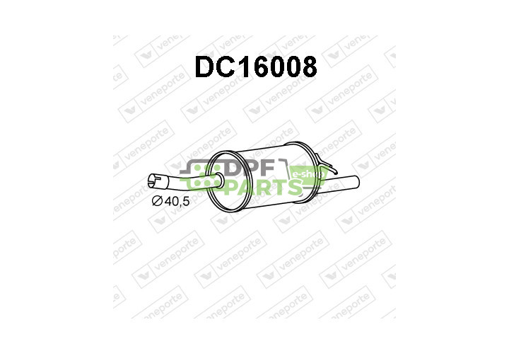 Tłumik DACIA - 200103945R  