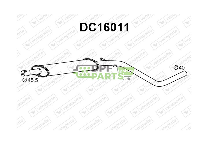 Tłumik DACIA - 200100408R  