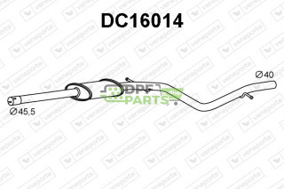 Tłumik DACIA - 6001549414  