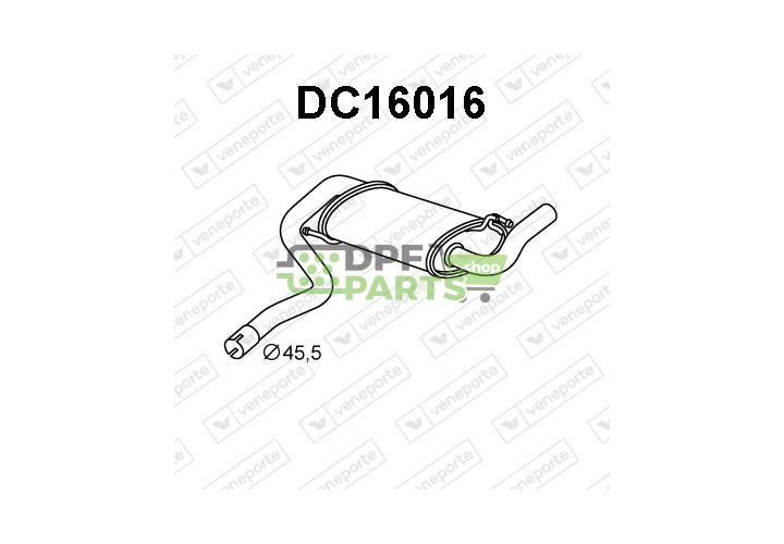 Tłumik DACIA / RENAULT - 200101179R  