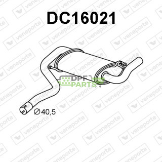 Tłumik DACIA / RENAULT - 200107364R  