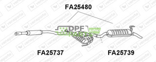 Tłumik FIAT - 46536632 71765097 