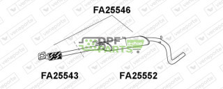 Tłumik FIAT - 46822192 71765072 
