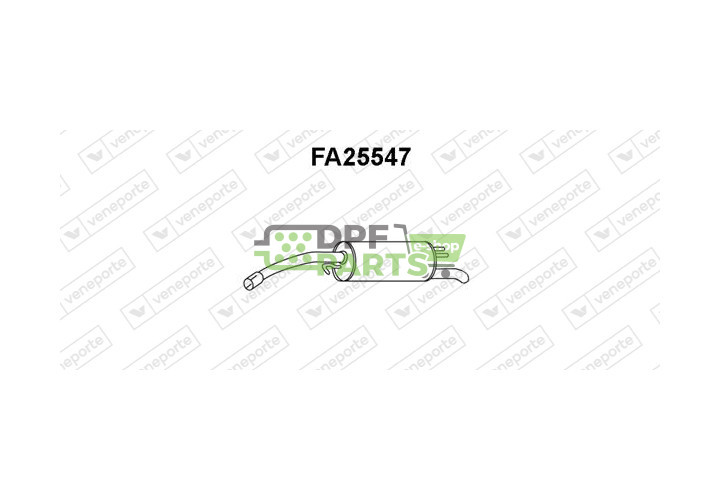 Tłumik FIAT - 46824400 55184074 71765104