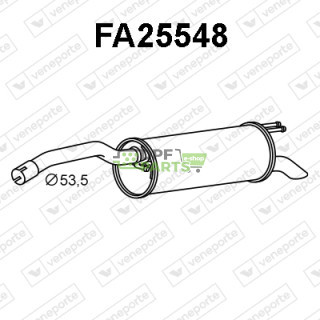 Tlumič FIAT / LANCIA - 46805967 46832157 51773981