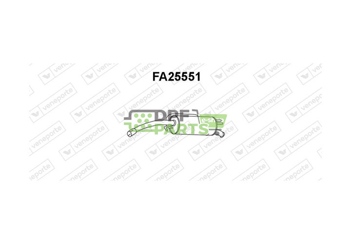 Tlumič FIAT - 46805968 46821880 46821881