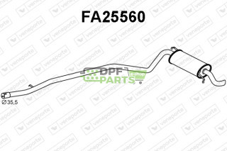 Tlumič FIAT - 51744829 51782930 73500853