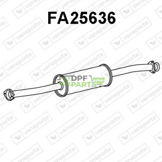 Tlumič CITROËN / FIAT / PEUGEOT - 1316621080 1705W5 1705W6