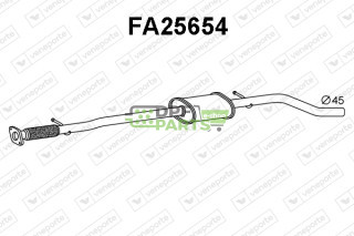 Tłumik FIAT - 55191320 55198693 
