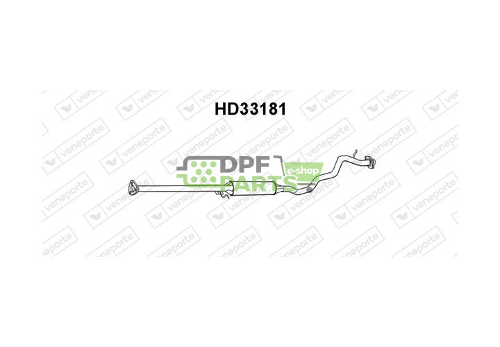 Tlumič HONDA - 18220S10A01 18220S10A02 18220S10A03