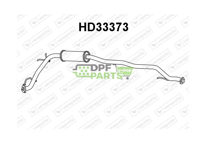 Tlumič HONDA - 18220SAA003 18220SAA013 