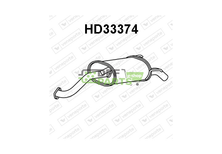 Tlumič HONDA - 180305AA000 18030SAA 18030SAA000