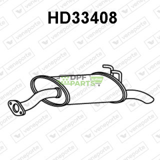 Tłumik HONDA - 18030S5SE00 18030S5SE10 18030S6AJ00