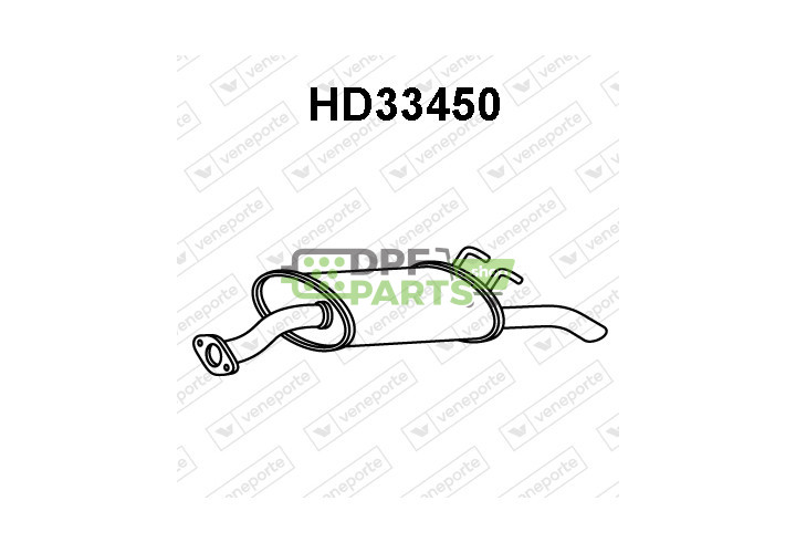 Tlumič HONDA - 18030S5AJ00 18030S5DA00 