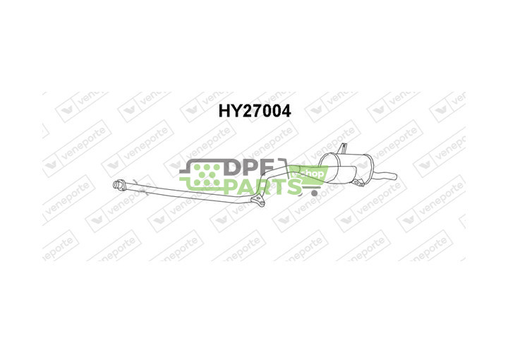 Tlumič HYUNDAI - 2870024500 2870024501 2870024502