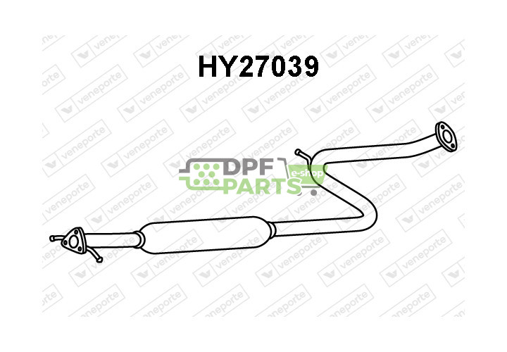 Tlumič HYUNDAI - 2865022200 2865022201 2865022210