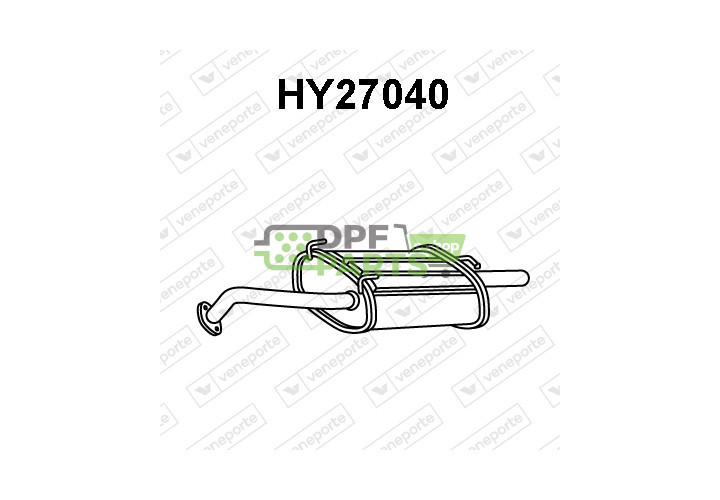 Tłumik HYUNDAI - 2870022000 2870022001 2870022050