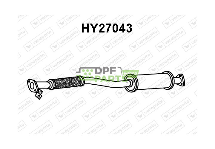 Tlumič HYUNDAI - 2861022730 2861022731 