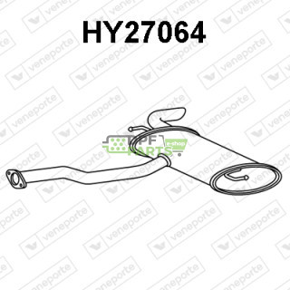 Tłumik HYUNDAI / KIA - 287002Y700 287003U700 