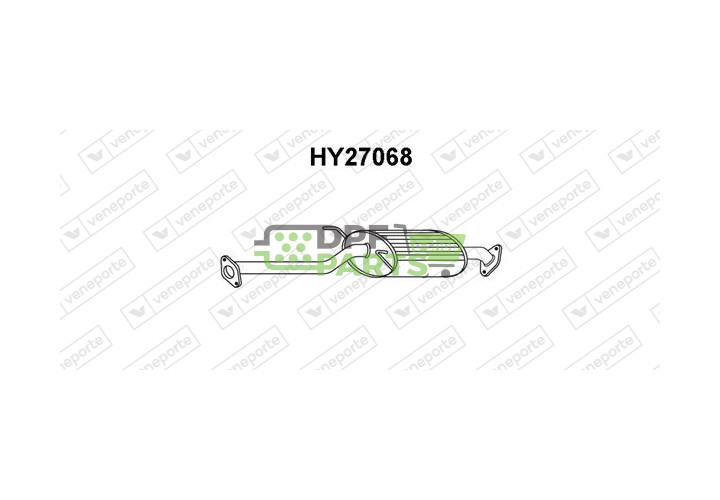 Tlumič HYUNDAI - 2872143351 