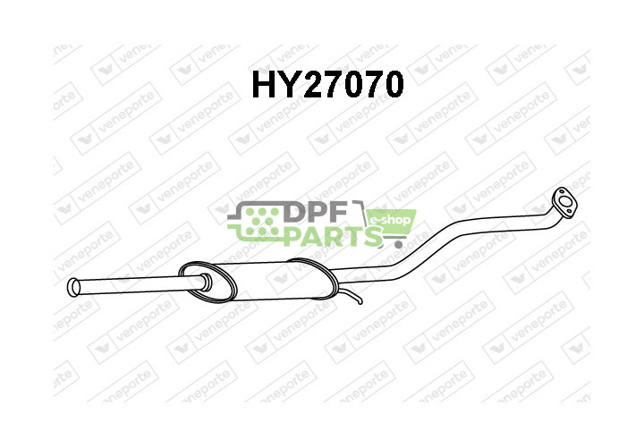 Tłumik HYUNDAI - 287001C020  