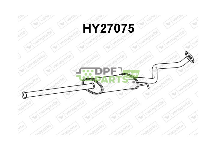 Tłumik HYUNDAI - 287001C060 287001C120 