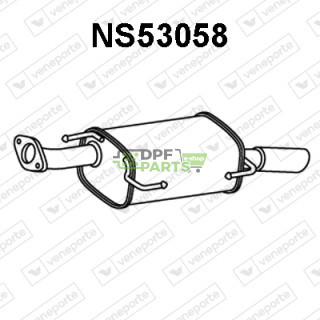 Tlumič NISSAN - 201001KK0A 201001KK0B 201001KK1A