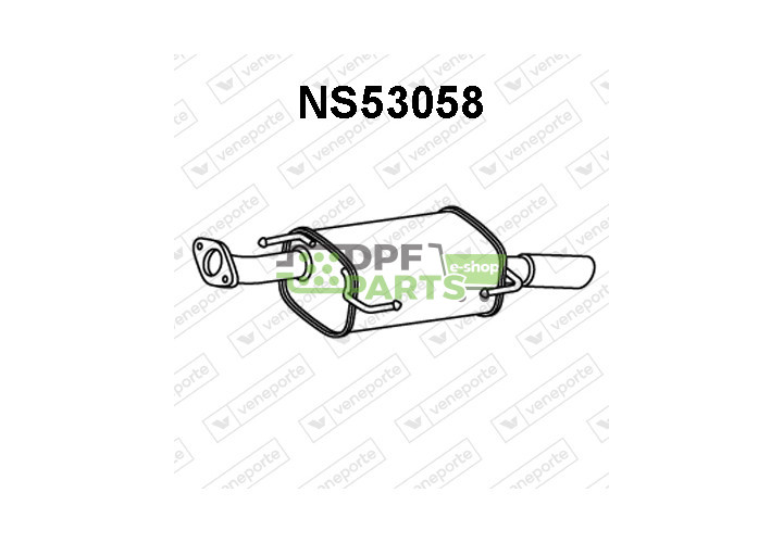 Tlumič NISSAN - 201001KK0A 201001KK0B 201001KK1A