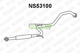 Tłumik NISSAN - 203003J300 203003J300KE 203003J360