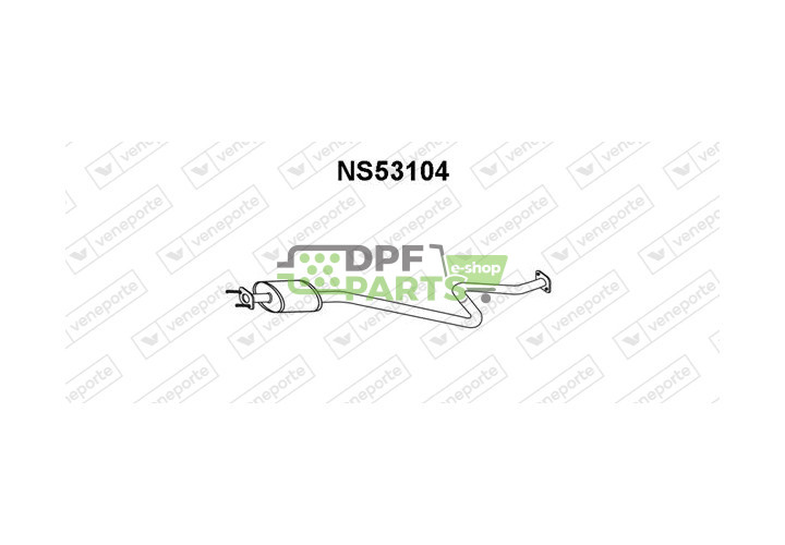 Tłumik NISSAN - 203001F500 203001F600 