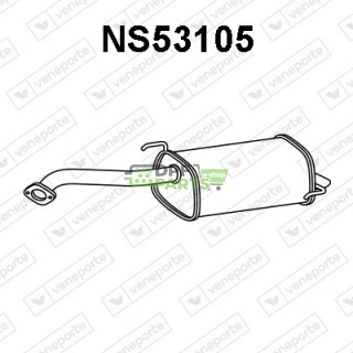 Tłumik NISSAN - 20100AY100 20100AY100KE 