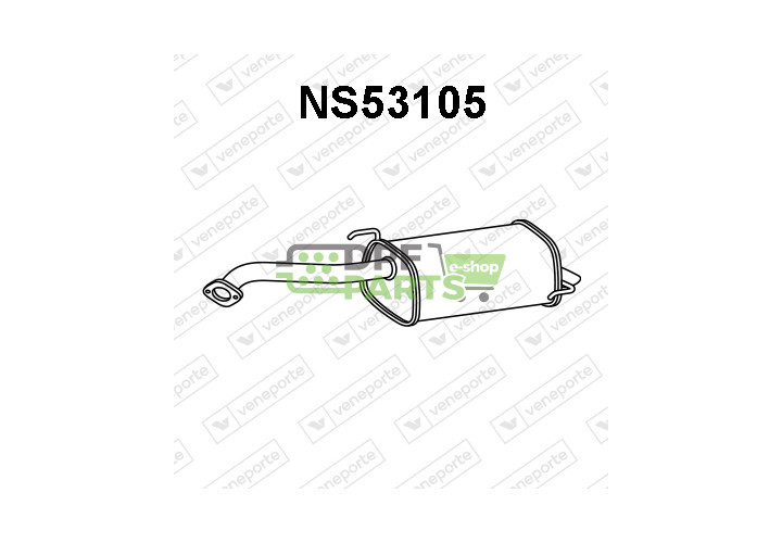 Tłumik NISSAN - 20100AY100 20100AY100KE 