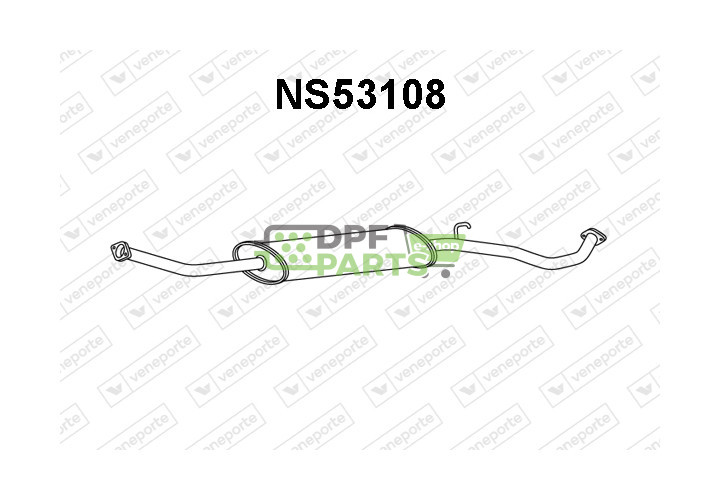 Tłumik NISSAN - 20300AY100  