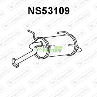 Tłumik NISSAN - 201001F500 201001F501 201001F501KE