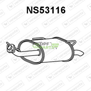 Tlumič NISSAN - 201008F800 201008F800KE 201009F710