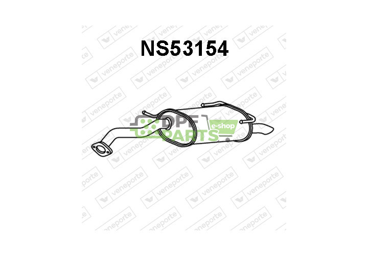 Tłumik NISSAN - 2010071J00 2010071J01 2010078J01