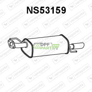 Tlumič NISSAN - 201001KA0A 201001KA0B 201001KX0A