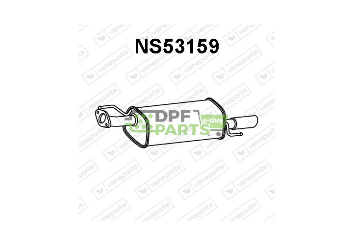 Tłumik NISSAN - 201001KA0A 201001KA0B 201001KX0A